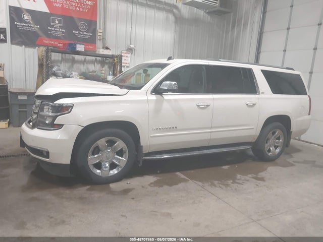 45707860 :رقم المزاد ، 1GNSKKKC8FR271132 vin ، 2015 Chevrolet Suburban Ltz مزاد بيع