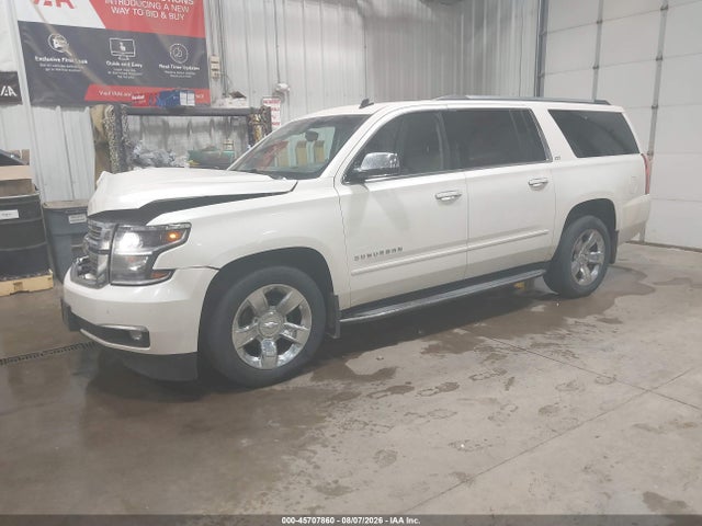 45707860 :رقم المزاد ، 1GNSKKKC8FR271132 vin ، 2015 Chevrolet Suburban Ltz مزاد بيع