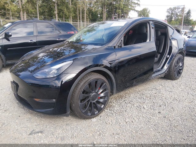 45708051 :رقم المزاد ، 7SAYGDEF1NF507584 vin ، 2022 Tesla Model Y Performance Dual Motor All-wheel Drive مزاد بيع