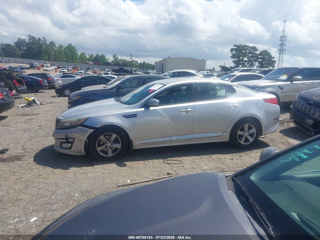 2014 Kia Optima Lx მანქანა იყიდება აუქციონზე, vin: 5XXGM4A76EG275948, აუქციონის ნომერი: 45708183