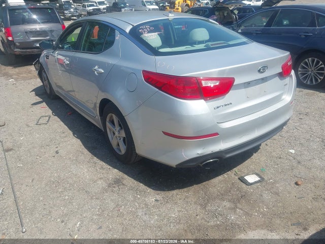 2014 Kia Optima Lx მანქანა იყიდება აუქციონზე, vin: 5XXGM4A76EG275948, აუქციონის ნომერი: 45708183