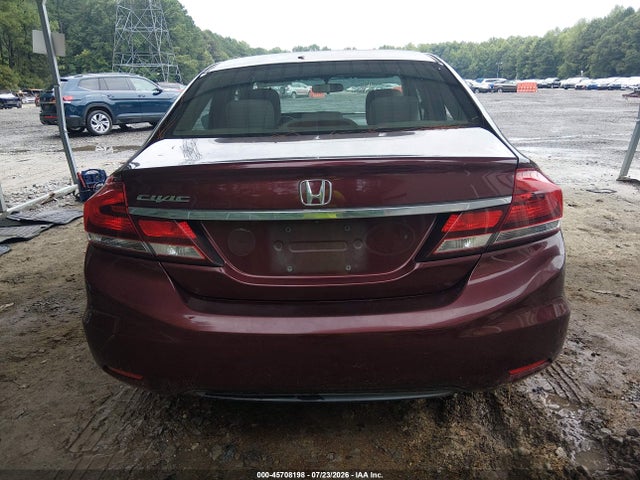 45708198 :رقم المزاد ، 19XFB2F50FE023233 vin ، 2015 Honda Civic Lx مزاد بيع