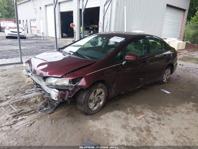 45708198 :رقم المزاد ، 19XFB2F50FE023233 vin ، 2015 Honda Civic Lx مزاد بيع