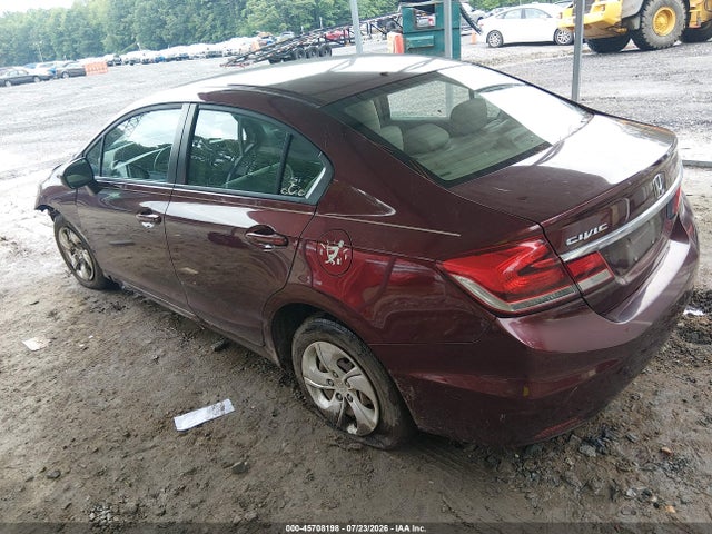 45708198 :رقم المزاد ، 19XFB2F50FE023233 vin ، 2015 Honda Civic Lx مزاد بيع