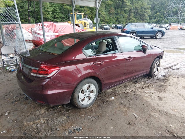 45708198 :رقم المزاد ، 19XFB2F50FE023233 vin ، 2015 Honda Civic Lx مزاد بيع