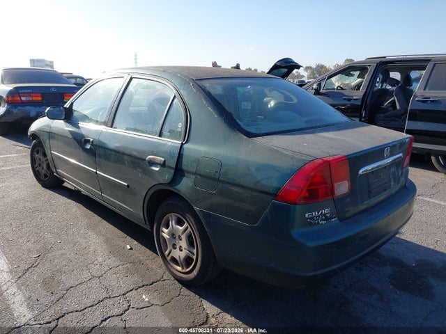 Aukcja sprzedaży 2001 Honda Civic Lx, vin: 2HGES16501H613954, numer aukcji: 45708331