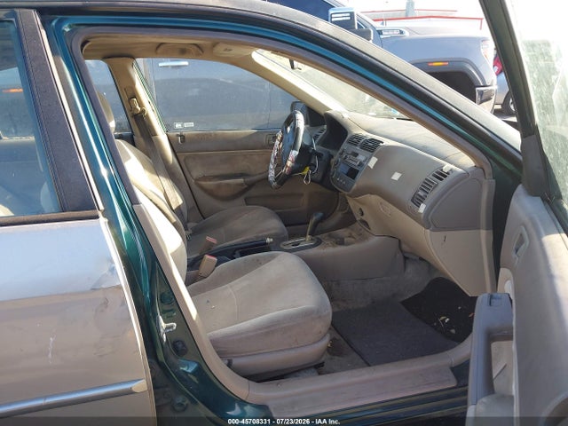 Aukcja sprzedaży 2001 Honda Civic Lx, vin: 2HGES16501H613954, numer aukcji: 45708331