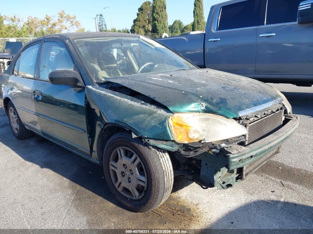 Aukcja sprzedaży 2001 Honda Civic Lx, vin: 2HGES16501H613954, numer aukcji: 45708331