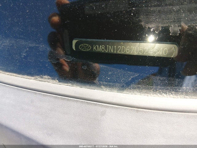 Продажа на аукционе авто 2007 Hyundai Tucson Limited/se, vin: KM8JN12D67U524540, номер лота: 45708377