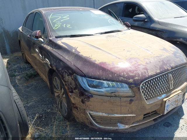 45708480 :رقم المزاد ، 3LN6L5MU6HR660725 vin ، 2017 Lincoln Mkz Hybrid Reserve مزاد بيع