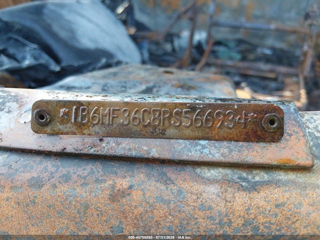 Продажа на аукционе авто 1994 Dodge Ram 3500, vin: 1B6MF36C8RS566934, номер лота: 45708550
