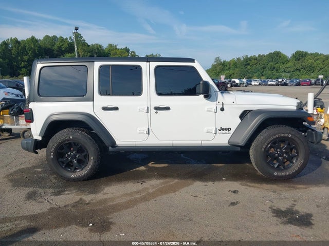 Продажа на аукционе авто 2021 Jeep Wrangler Unlimited Willys 4x4, vin: 1C4HJXDN6MW521922, номер лота: 45708584