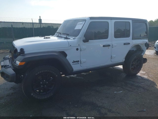 Продажа на аукционе авто 2021 Jeep Wrangler Unlimited Willys 4x4, vin: 1C4HJXDN6MW521922, номер лота: 45708584