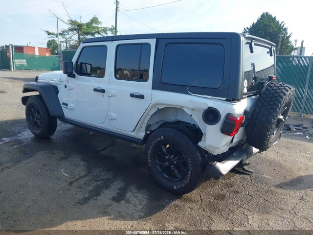Продажа на аукционе авто 2021 Jeep Wrangler Unlimited Willys 4x4, vin: 1C4HJXDN6MW521922, номер лота: 45708584