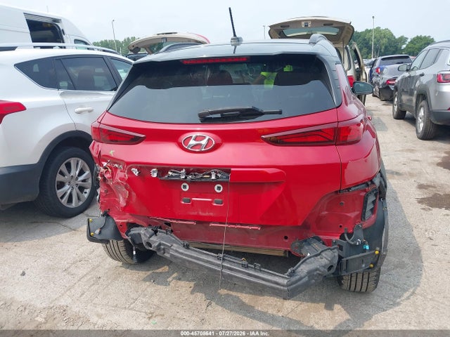 45708641 :رقم المزاد ، KM8K22AA6MU608783 vin ، 2021 Hyundai Kona Sel مزاد بيع