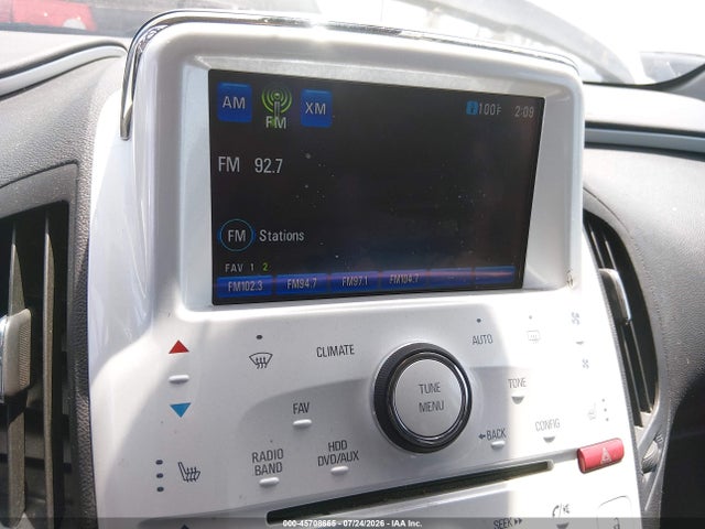 Продаж на аукціоні авто 2012 Chevrolet Volt, vin: 1G1RH6E42CU123254, номер лоту: 45708665
