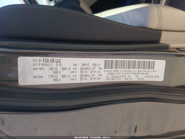 Dodge Durango Sxt Awd 2018 1C4RDJAG5JC414971 Image 9