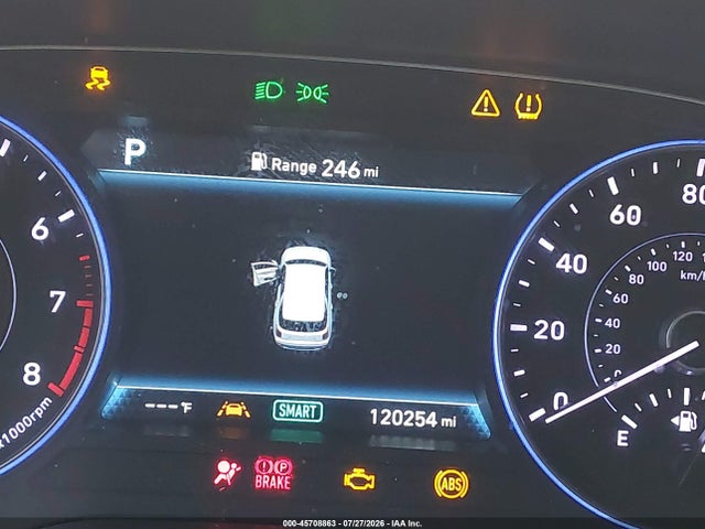 2020 Hyundai Palisade Sel მანქანა იყიდება აუქციონზე, vin: KM8R44HE0LU120571, აუქციონის ნომერი: 45708863