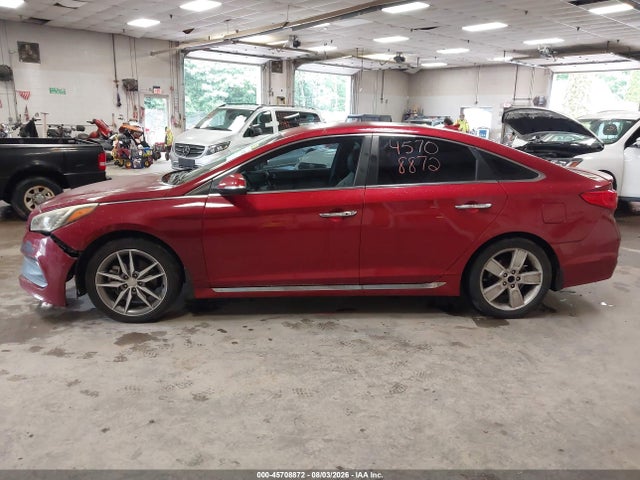 2015 Hyundai Sonata Sport 2.0t მანქანა იყიდება აუქციონზე, vin: 5NPE34AB2FH157352, აუქციონის ნომერი: 45708872