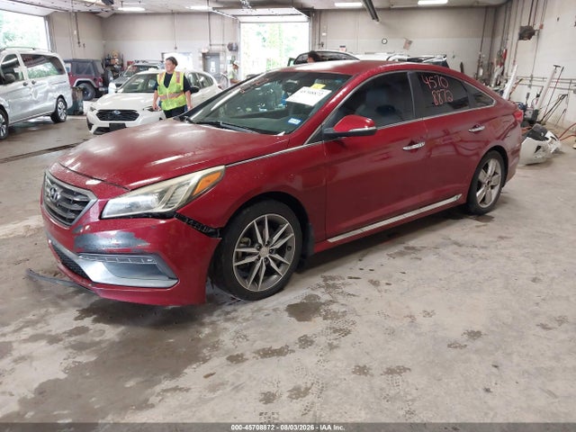 2015 Hyundai Sonata Sport 2.0t მანქანა იყიდება აუქციონზე, vin: 5NPE34AB2FH157352, აუქციონის ნომერი: 45708872