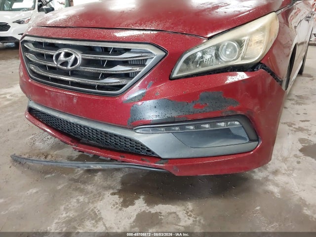 2015 Hyundai Sonata Sport 2.0t მანქანა იყიდება აუქციონზე, vin: 5NPE34AB2FH157352, აუქციონის ნომერი: 45708872