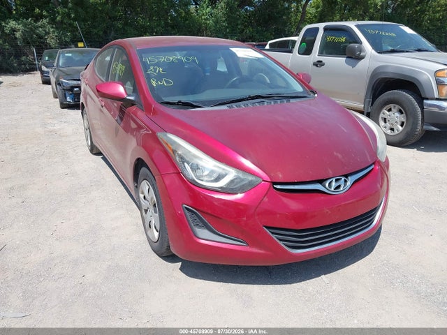 Продаж на аукціоні авто 2016 Hyundai Elantra Se, vin: 5NPDH4AE6GH688160, номер лоту: 45708909