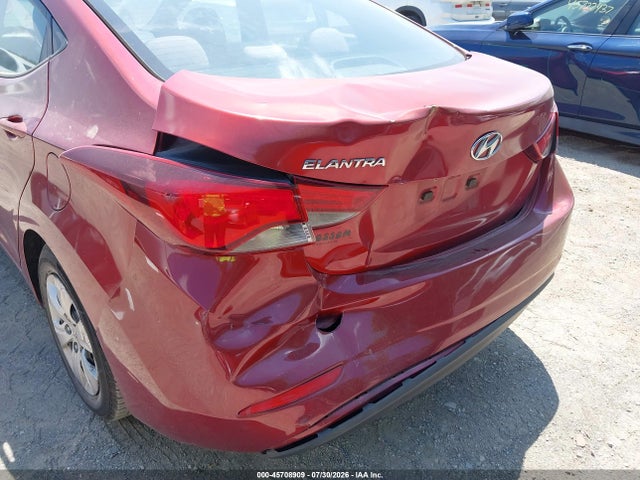 Продаж на аукціоні авто 2016 Hyundai Elantra Se, vin: 5NPDH4AE6GH688160, номер лоту: 45708909