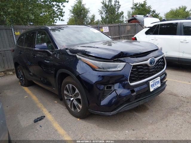 Продаж на аукціоні авто 2021 Toyota Highlander Hybrid Xle, vin: 5TDGBRCH9MS067052, номер лоту: 45708913