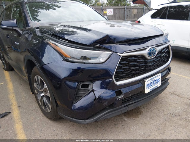 Продаж на аукціоні авто 2021 Toyota Highlander Hybrid Xle, vin: 5TDGBRCH9MS067052, номер лоту: 45708913