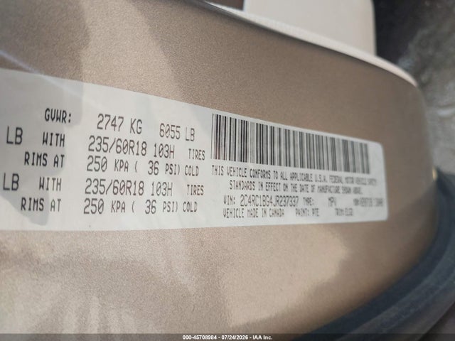 Chrysler Pacifica Touring L 2018 2C4RC1BG4JR237337 Image 9