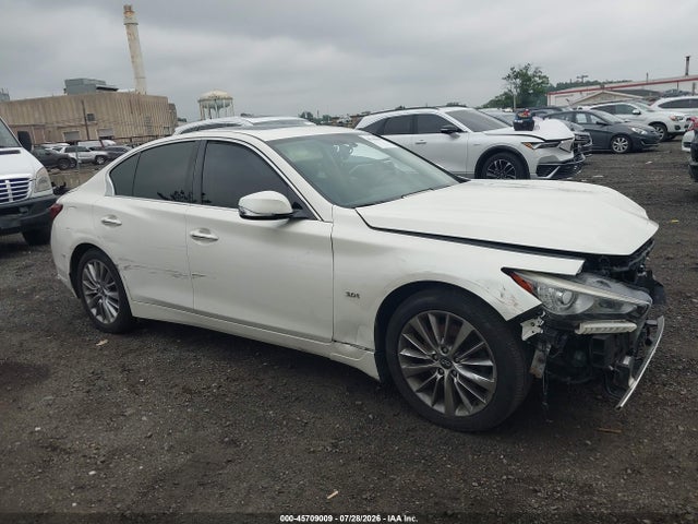 Продажа на аукционе авто 2019 Infiniti Q50 3.0t Luxe, vin: JN1EV7AR1KM554126, номер лота: 45709009