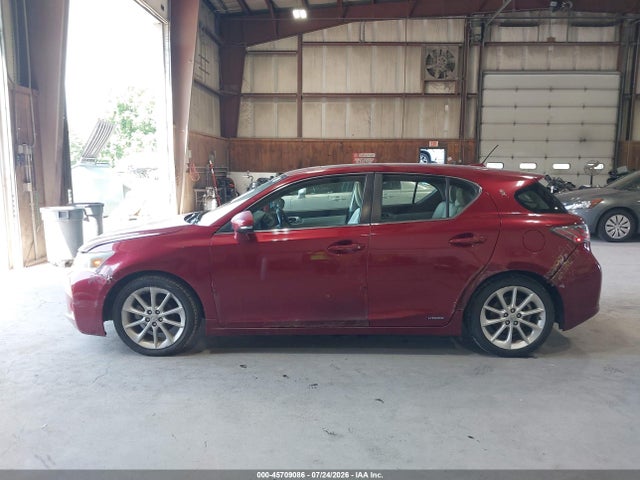 45709086 :رقم المزاد ، JTHKD5BH9C2108573 vin ، 2012 Lexus Ct 200h Premium مزاد بيع