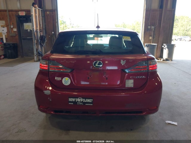 45709086 :رقم المزاد ، JTHKD5BH9C2108573 vin ، 2012 Lexus Ct 200h Premium مزاد بيع