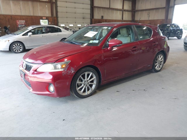 45709086 :رقم المزاد ، JTHKD5BH9C2108573 vin ، 2012 Lexus Ct 200h Premium مزاد بيع