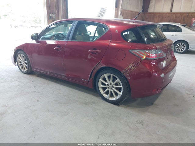 45709086 :رقم المزاد ، JTHKD5BH9C2108573 vin ، 2012 Lexus Ct 200h Premium مزاد بيع