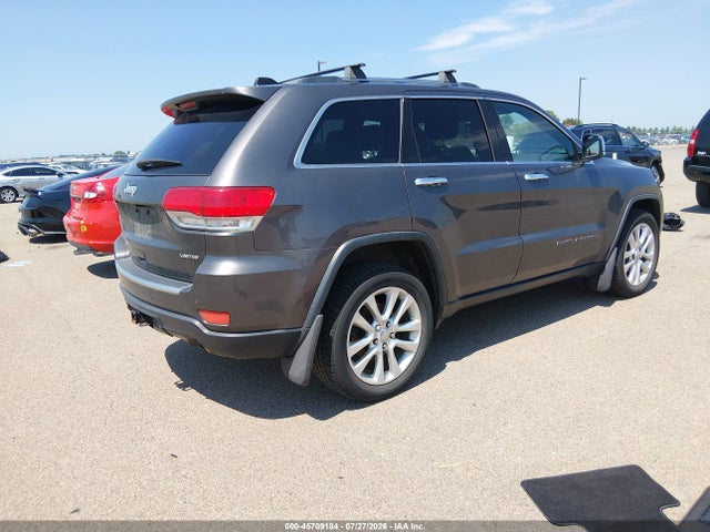 Aukcja sprzedaży 2017 Jeep Grand Cherokee Limited, vin: 1C4RJFBGXHC882810, numer aukcji: 45709184