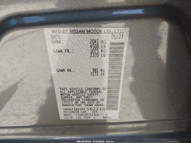 Nissan Leaf S 40 Kwh 2023 1N4AZ1BV3PC562210 Image 9