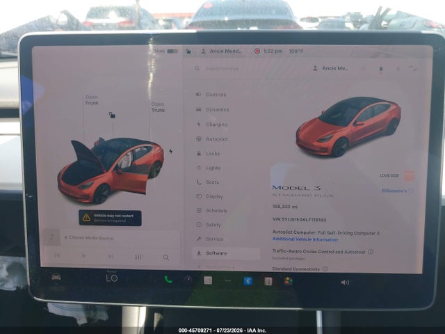 Продажа на аукционе авто 2020 Tesla Model 3 Standard Range Plus Rear-wheel Drive/standard Range Rear-wheel Drive, vin: 5YJ3E1EA6LF718180, номер лота: 45709271
