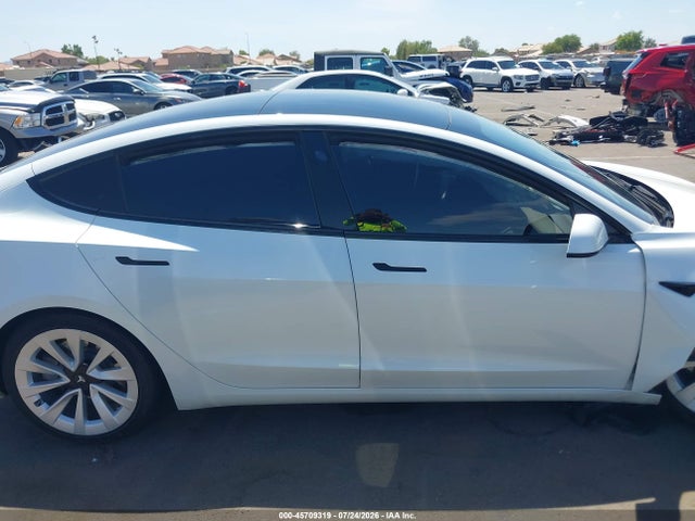 45709319 :رقم المزاد ، 5YJ3E1EB7NF124581 vin ، 2022 Tesla Model 3 Long Range Dual Motor All-wheel Drive مزاد بيع