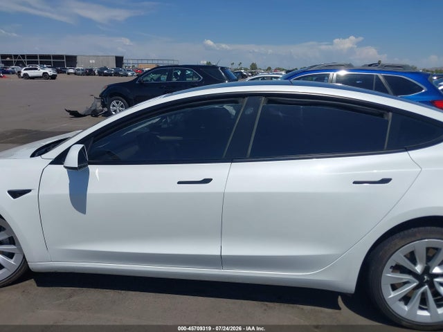 45709319 :رقم المزاد ، 5YJ3E1EB7NF124581 vin ، 2022 Tesla Model 3 Long Range Dual Motor All-wheel Drive مزاد بيع