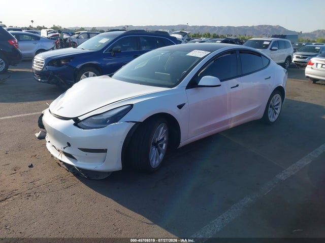 45709319 :رقم المزاد ، 5YJ3E1EB7NF124581 vin ، 2022 Tesla Model 3 Long Range Dual Motor All-wheel Drive مزاد بيع