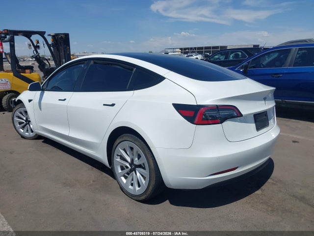 45709319 :رقم المزاد ، 5YJ3E1EB7NF124581 vin ، 2022 Tesla Model 3 Long Range Dual Motor All-wheel Drive مزاد بيع