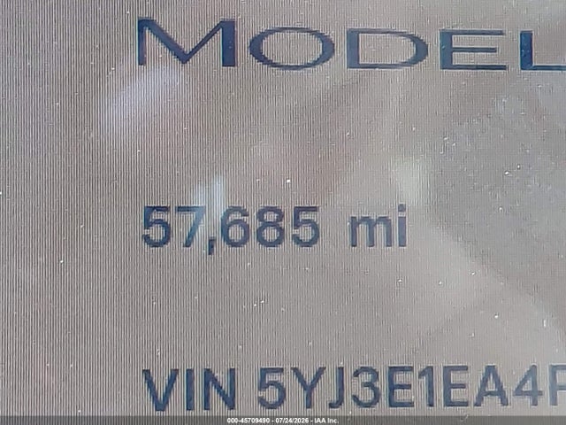 5YJ3E1EA4PF587921 Tesla Model 3 Rear-wheel Drive
