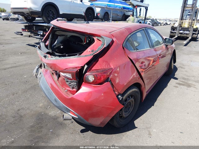 45709554 :رقم المزاد ، JM1BM1K75F1224350 vin ، 2015 Mazda Mazda3 I Sport مزاد بيع