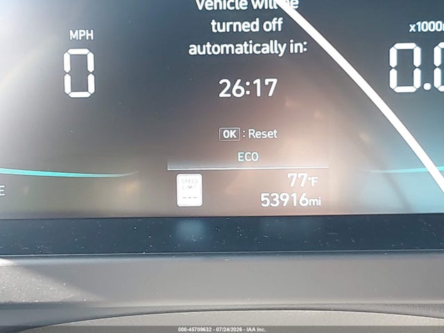 KMHLM4DJ2SU135435 Hyundai Elantra Hybrid Blue