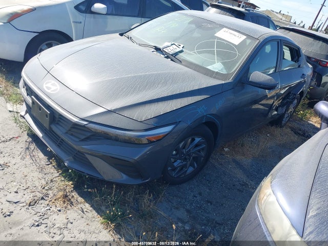 KMHLM4DJ2SU135435 Hyundai Elantra Hybrid Blue