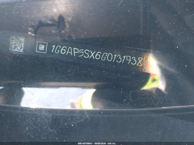 45709847 :رقم المزاد ، 1G6AP5SX6G0131938 vin ، 2016 Cadillac Cts Standard مزاد بيع