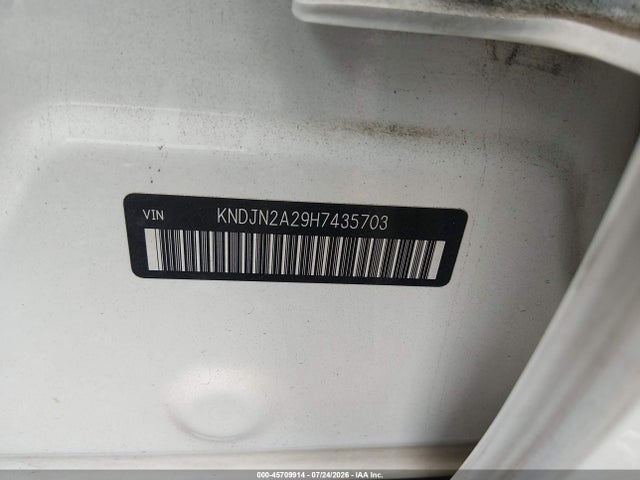 45709914 :رقم المزاد ، KNDJN2A29H7435703 vin ، 2017 Kia Soul مزاد بيع