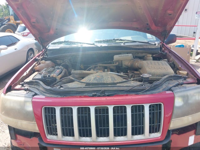 2004 Jeep Grand Cherokee Laredo მანქანა იყიდება აუქციონზე, vin: 1J4GX48SX4C344327, აუქციონის ნომერი: 45709980