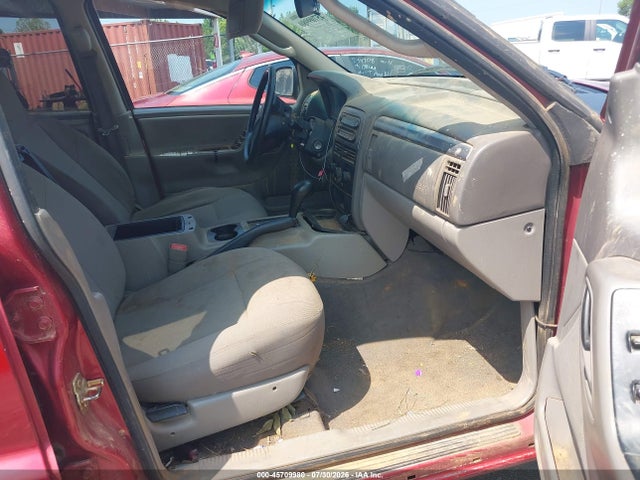 2004 Jeep Grand Cherokee Laredo მანქანა იყიდება აუქციონზე, vin: 1J4GX48SX4C344327, აუქციონის ნომერი: 45709980